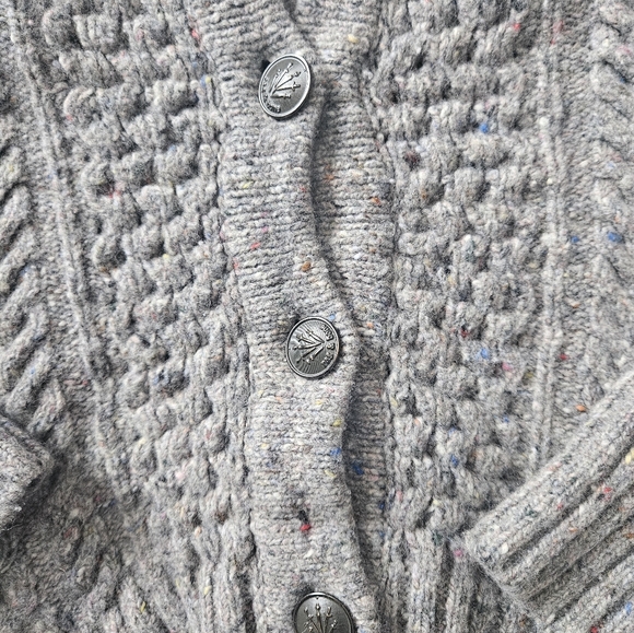Rag & Bone Merino Wool Chunky Cable Knit Cardigan Size Small - Picture 3 of 6